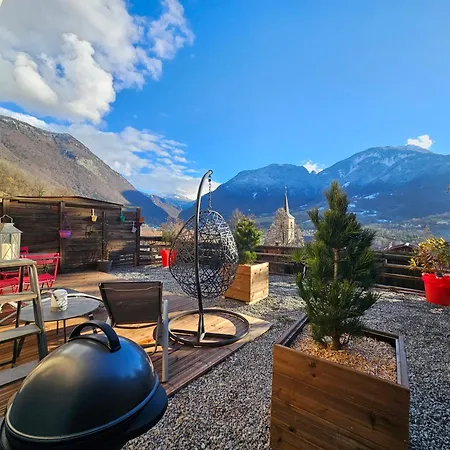 شقة Avec Terrasse Et Parking Prive Grand-Aigueblanche