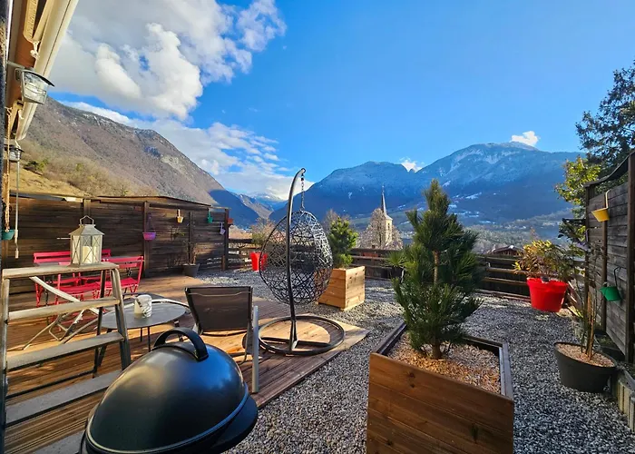 شقة Avec Terrasse Et Parking Prive Grand-Aigueblanche